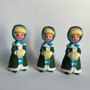 •Vintage Napcoware Christmas Carolers Figurine Decor•